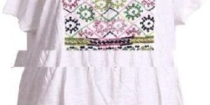 Clothes Latest Custom Embroidered Blouse Women Tops