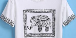 Ladies Printed Round Neck T-Shirts