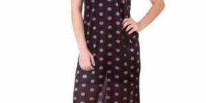 Satin Printed Sleep Wear Nighties