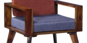 Wood One Seater Sofa