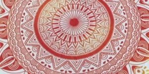 MEDITATION YOGA MAT ETHNIC THROW