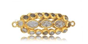 Sterling Silver White Zircon Gold Plated Jewellery