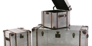 Metallic Storage Trunk