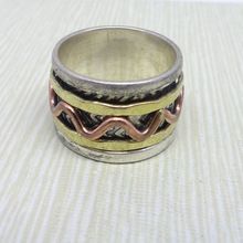 925 Sterling Sliver Solid Spinner Band Ring