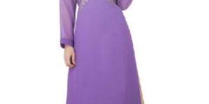 Kouture Purple Kurti Wit Saroswki Work N Hand Work