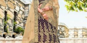 Bridal Velvet Lehenga Chol