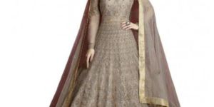 Net Semi Stiiched Salwar Suit