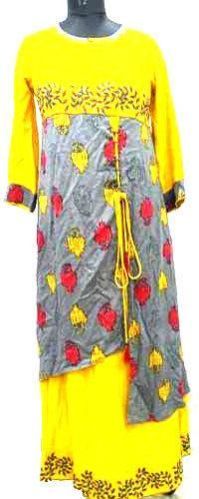 Ladies Floral Printed Cotton Kurti