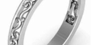 CAD FILE OF WOMENS BAND IN STL FORMAT RING