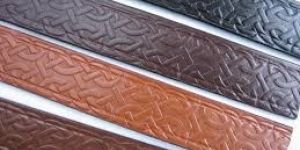 Embossed Leather Belt