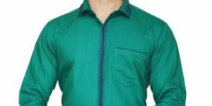 Shirts Cotton Blend Club Wear Slim Fit