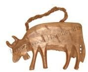 Christmas Decoration Wooden Handmade Bull Hanging Ornaments