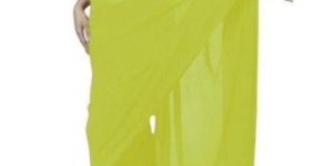 Plain Chiffon Sarees