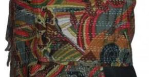 SAREE PATCH KANTHA REVERSIBLE SCARF