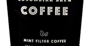 Colombian Brew - Mint Filter Coffee, No Sugar, Vegan - 100g
