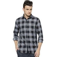Comfortable Checked Plaid Men Shirt Long Sleeve