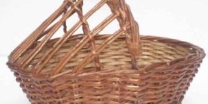 Bamboo Half Covered Basket