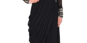 Black Drape Anarkali