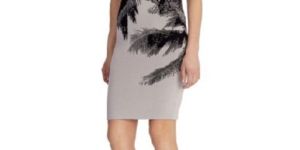 Tree Print Knit Dress