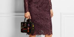 Turtleneck Lace Dress
