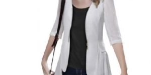 V-Neck Zipper Coat