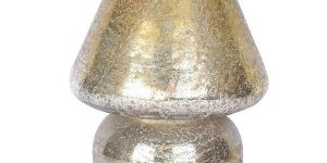 Handcrafted Circular Glass Lamp 9inches