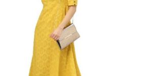 Embroidered Cotton Jacquard Dress