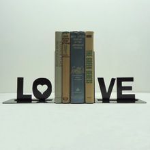 Iron-Love Metal Art-Bookend