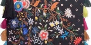 Floral Embroidered Ziptop