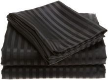 Satin Stripe Bed Sheet