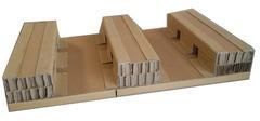 Honeycomb Paper Pallet with Plastic