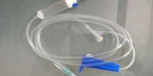 ATPL VENT Blue Infusion Set Vented Y Inj Site Luer Lock