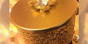 Gold Plated Paan Storage Box