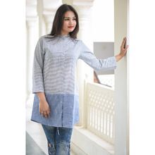 Cotton Ladies Long Shirt