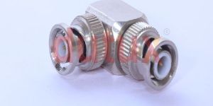 BNC MALE TO BNC MALE RIGHT ANGLE ADAPTER