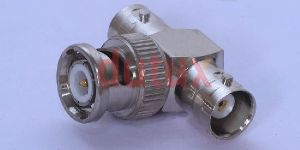 BNC TEE ADAPTER FEMALE MALE FEMALE