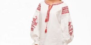 Women Mexican Embroidered Designer Unique Casual Top