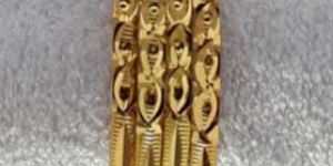 Designer Die Gold Bangles