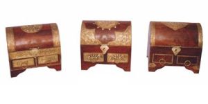 Wooden Gujarati Jewellery Box