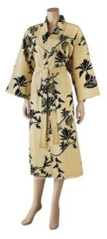 BlackTan Microfiber Bathrobe