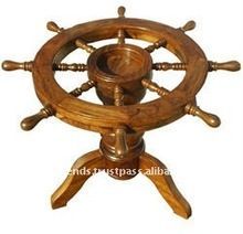 Wooden Ship Wheel
