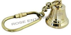 Brass Bell Key Chain