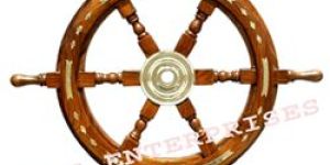 Wooden Ship Wheel