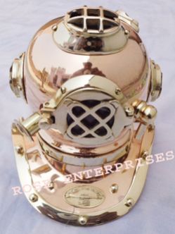 Copper Diving Helemt