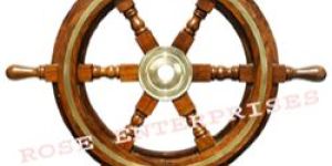 Decorative Wooden Ship Wheel