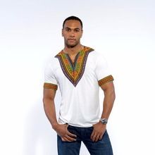 Men Hot White Dashiki African Shirts