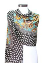 Wool Printed Scarves and Shawl