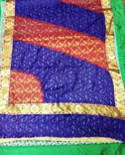 DESIGNER BORDER PATCH MULTI COLOR DAILY WEAR SAREES