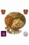 Diwali Dry Fruit Basket with Pagla Stickers and Silver Coin