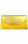 STUNNING YELLOW HALF FLAP CLUTCH